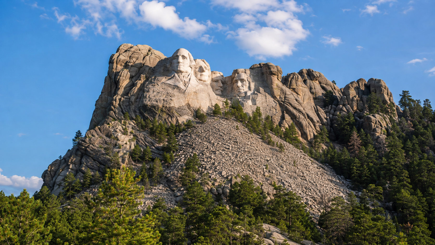 Mount Rushmore presidential monument